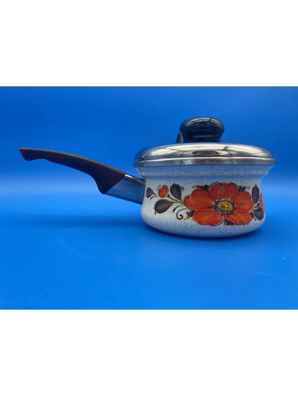 Sanko Ware Orange Poppy Pattern 6.5